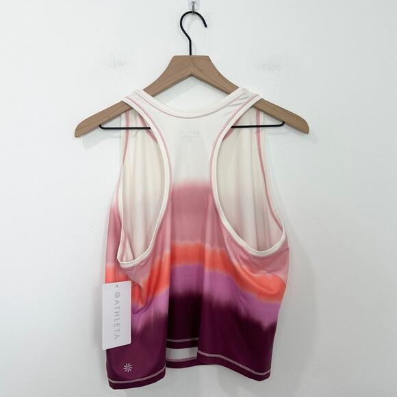 Athleta Shanti Printed Crop Tank in Sea Spray NWT size 2X Athletic - Picture 4 of 7